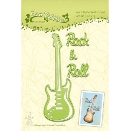 Leane Creatief - Lea'bilities Kutte og prege sjablonger, gitar