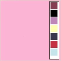 Linne cardboard 240gr., 10 pages, 13,5 x27cm, pink.