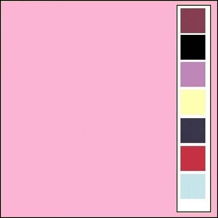 DESIGNER BLÖCKE  / DESIGNER PAPER Linne papp 240gr., 10 sider, 13,5 x27cm, rosa.