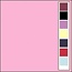DESIGNER BLÖCKE  / DESIGNER PAPER Linne papp 240gr., 10 sider, 13,5 x27cm, rosa.