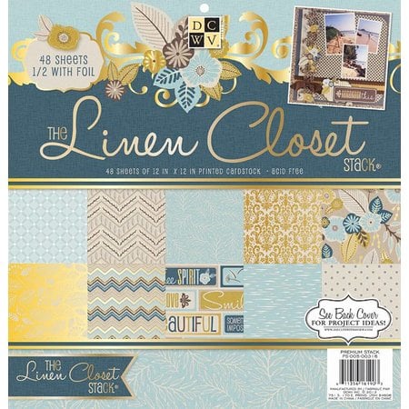 DCWV und Sugar Plum Designer Block, The Pad linnenkast Paper