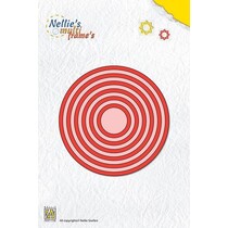 Cutting en embossing stencils rond