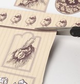Designer Papier Scrapbooking: 30,5 x 30,5 cm Papier En Designer Bow, 30,5 x 30.5cm, med vakre påske motiver