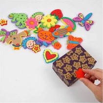 Foam stamp different with fun designs, 20