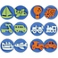 Kinder Bastelsets / Kids Craft Kits Stempel van schuimrubber: transport, een totaal van 12 ontwerpen