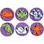 Kinder Bastelsets / Kids Craft Kits Timbro in gommapiuma: Zoo, per un totale di 12 disegni