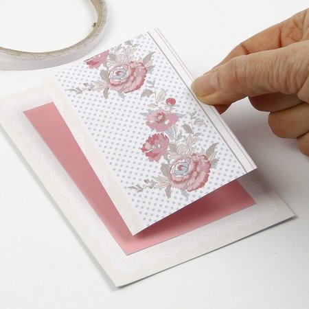 Designer Papier Scrapbooking: 30,5 x 30,5 cm Papier El papel del diseñador Pretty.