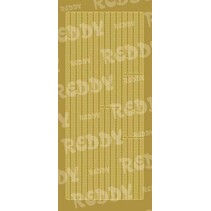 Adesivi, fasce, piccoli cerchi, oro-oro, dimensioni 10x23cm