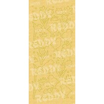 Stickers, & Chicks Easter bell, gold pearl and gold, size 10x23cm