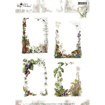 A4 Bilderbogen mit hübsche Rahmen