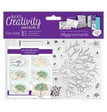 Stempel / Stamp: Transparent selos transparentes, construir uma árvore