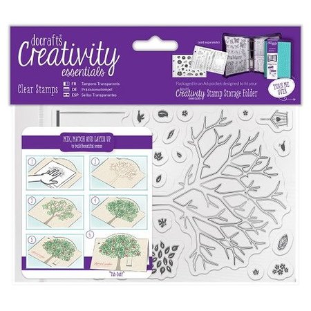 Stempel / Stamp: Transparent selos transparentes, construir uma árvore