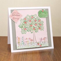 Transparent stamps, build a tree