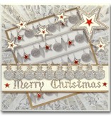 Sticker Glitter Stickers: bonhommes de neige mignons en argent / or