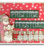 Sticker Glitter Autocolantes: bonecos de neve bonitos em prata / ouro