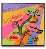 Sticker Autocollants Glitter Glitter: argent / or