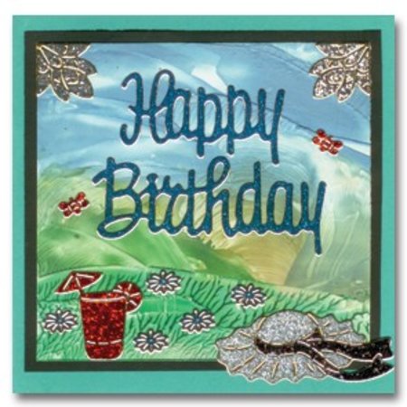 Sticker Glitter Sticker: Glitter silber/gold