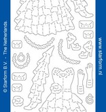 Sticker Adesivi Glitter Glitter: argento / oro