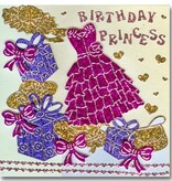 Sticker Glitter Stickers: Glitter zilver / goud