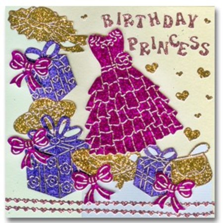 Sticker Glitter Sticker: Glitter silber/gold