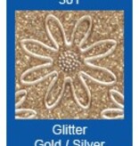 Sticker Autocollants Glitter Glitter: argent / or