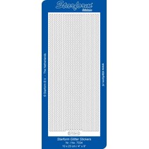 Glitter Sticker: Glitter silber/gold