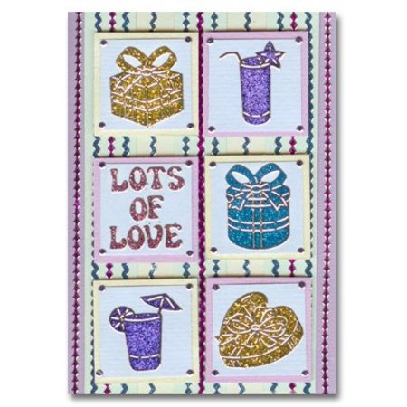 Sticker Glitter Stickers: Glitter Prata / Ouro