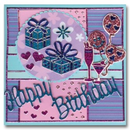 Sticker Autocollants Glitter Glitter: argent / or