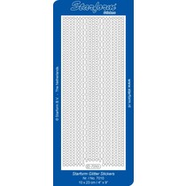 Glitter Stickers: Glitter zilver / goud