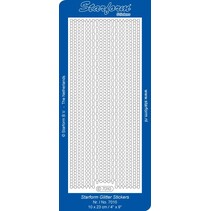 Glitter Sticker: Glitter silber/gold