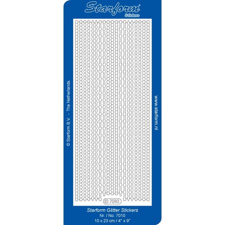 Sticker Glitter Stickers: Glitter silver / gold