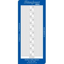 Autocollants Glitter Glitter: argent / or