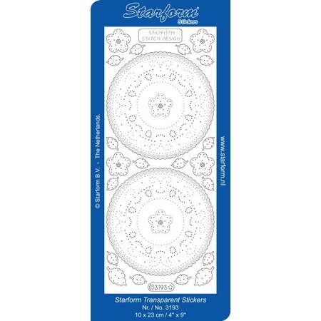 Sticker Ziersticker zum Stich-Design,