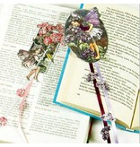 Sticker Ziersticker, "Flower Angel", transp. / Goud