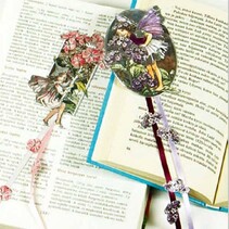 Ziersticker, "Flower Angel", transp. / Goud