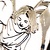 Sticker Ziersticker, "ángel de la flor", transp. / Oro