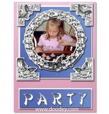 Sticker Ziersticker, "papillons", transp. / Argent