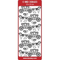 Adesivos decorativos para casamento, cor de prata / prata