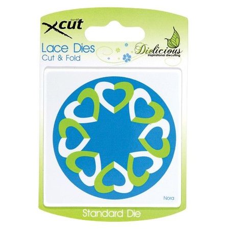 X-Cut / Docrafts Puncionar e gravação em relevo modelos laço Este, Cut & Fold