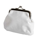 Objekten zum Dekorieren / objects for decorating Coarse woven poly, white - with clasp