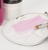 Objekten zum Dekorieren / objects for decorating Grovt vevd poly, hvit - med lås