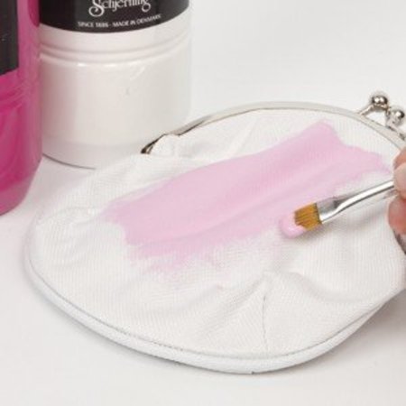 Objekten zum Dekorieren / objects for decorating Coarse woven poly, white - with clasp