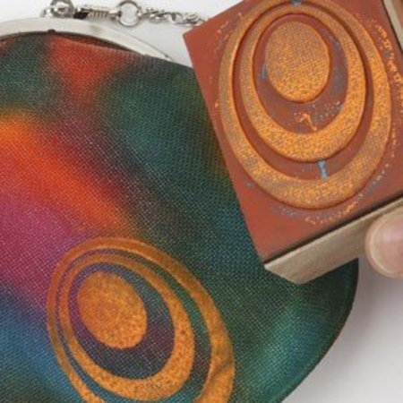 Objekten zum Dekorieren / objects for decorating Grovt vevd poly, hvit - med lås