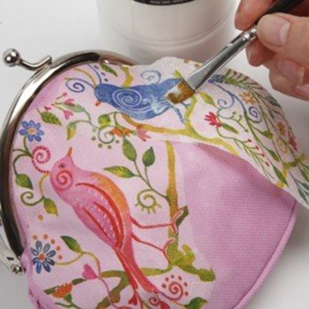 Objekten zum Dekorieren / objects for decorating Grueso tejido de polietileno, blanco - con cierre