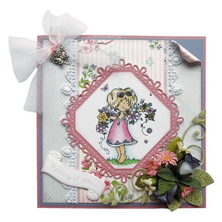 Marianne Design Marianne Design, Viereck & Blume - stitch Motiv