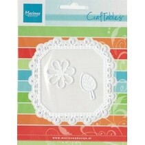 Marianne Design, vierkant & Flower - Stitch Motif