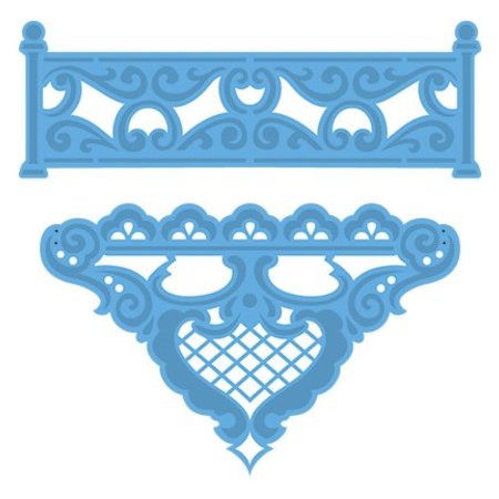 Marianne Design MD Creatables LR0278 recinzione stencil di Petra
