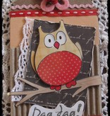 DESIGNER BLÖCKE  / DESIGNER PAPER Eline summer's owls 2