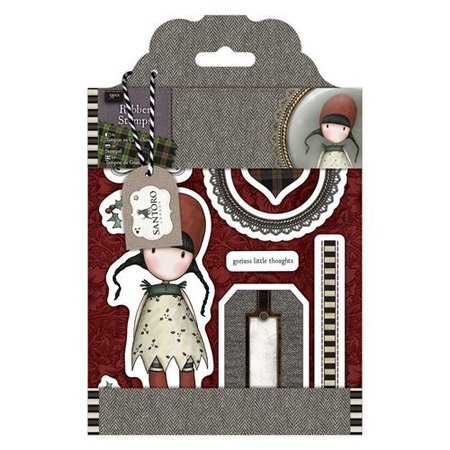 Gorjuss / Santoro Urban stempel, Santoro - Holly