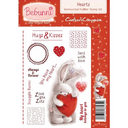 Crafters Company: BeBunni Stempel Gummi stempel, BeBunni Tema: Kærlighed